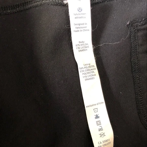 Lululemon Wide Leg Crops Sz 4 - Picture 11 of 12